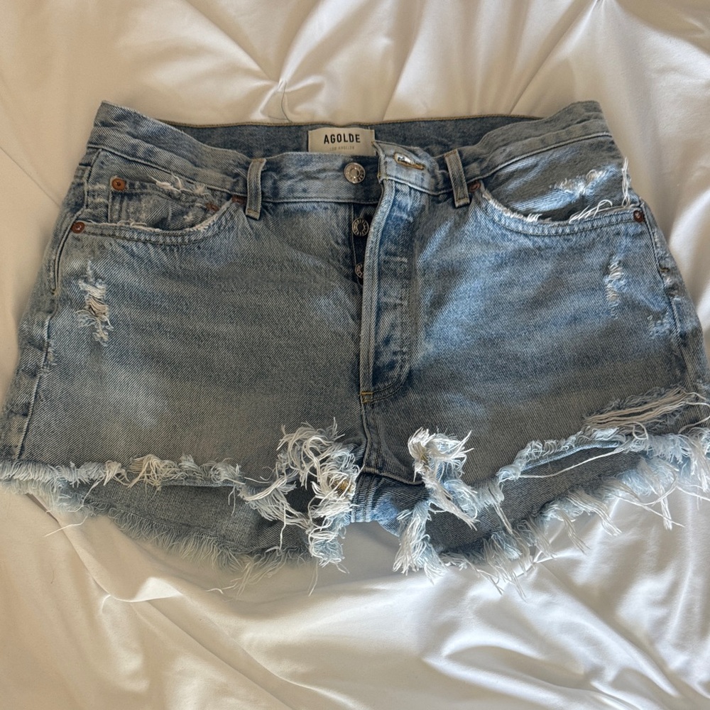 Agolde Women’s Parker Shorts in Swapmeet size 28